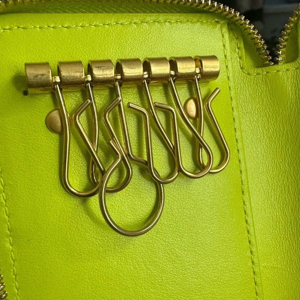 BOTTEGA VENETA‎ INTRECCIATO ZIP AROUND KEY POUCH